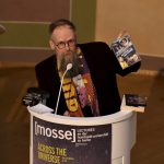 Dietmar Dath delivering his lecture