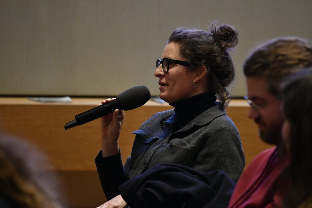 a question from the audience