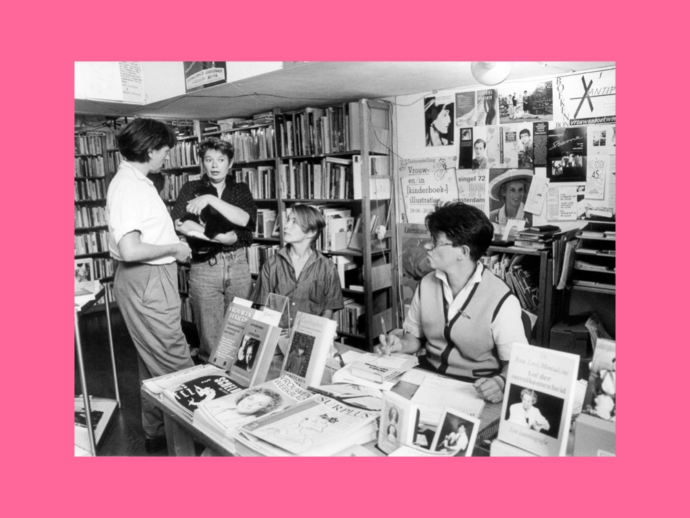 Bookstore Xantippe was also an initiative by women from Lesbian Nation