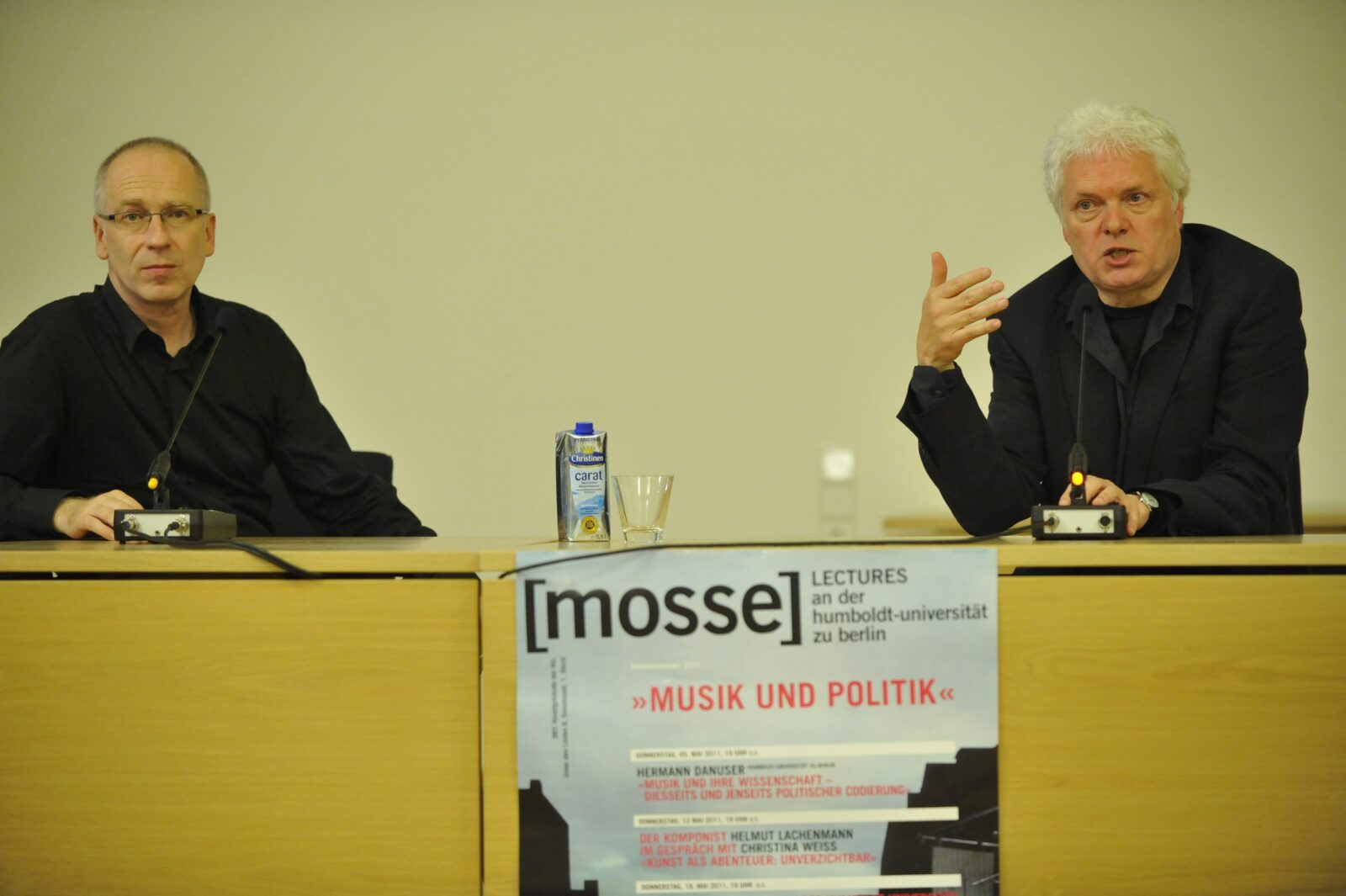 Heiner Goebbels and Joseph Vogl