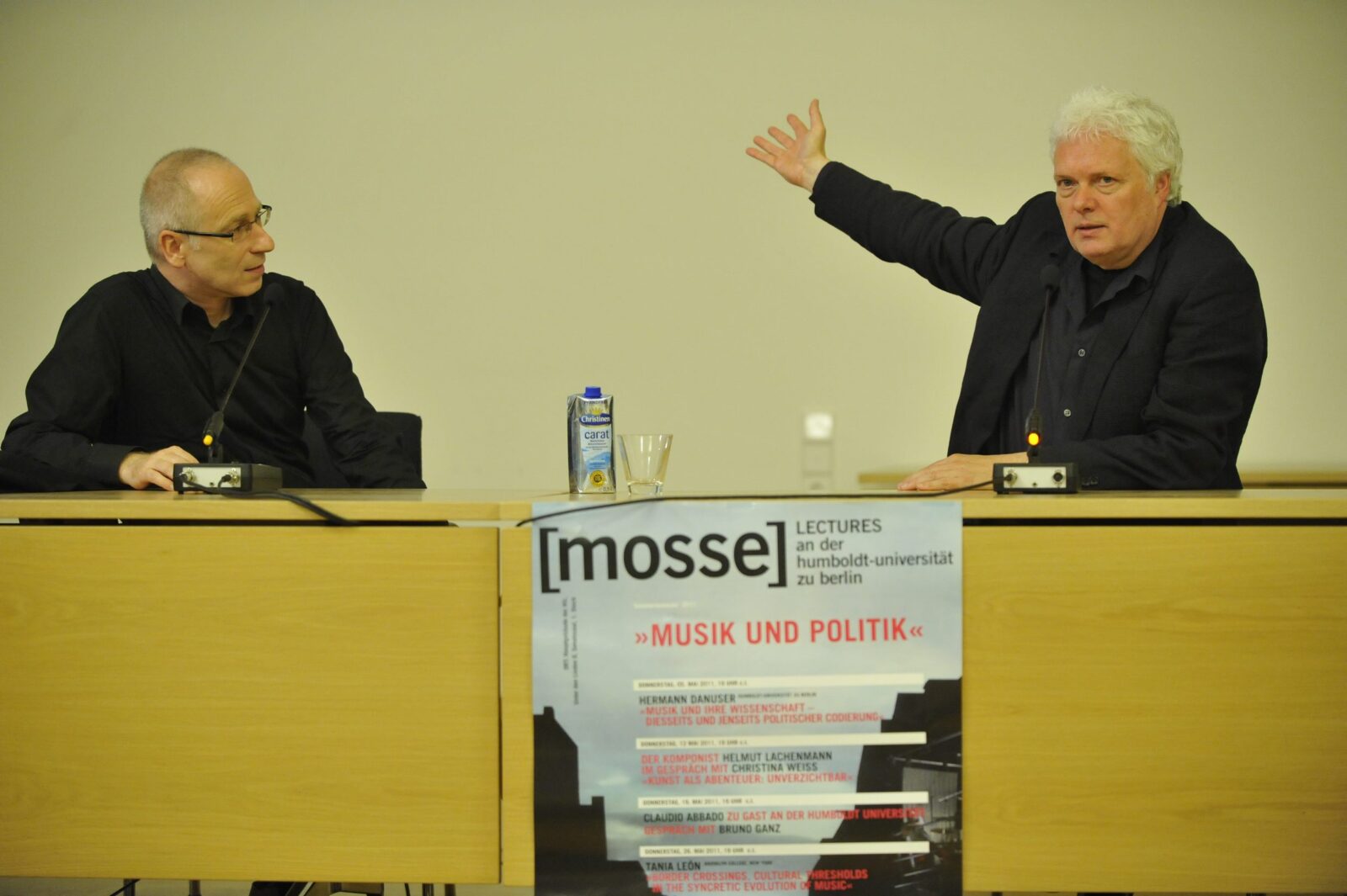Heiner Goebbels and Joseph Vogl