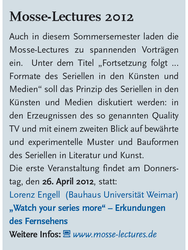 Humboldt: Die Zeitung der Alma Mater Berolinensis 56, Ausgabe 5 (26 April 2012), 4.