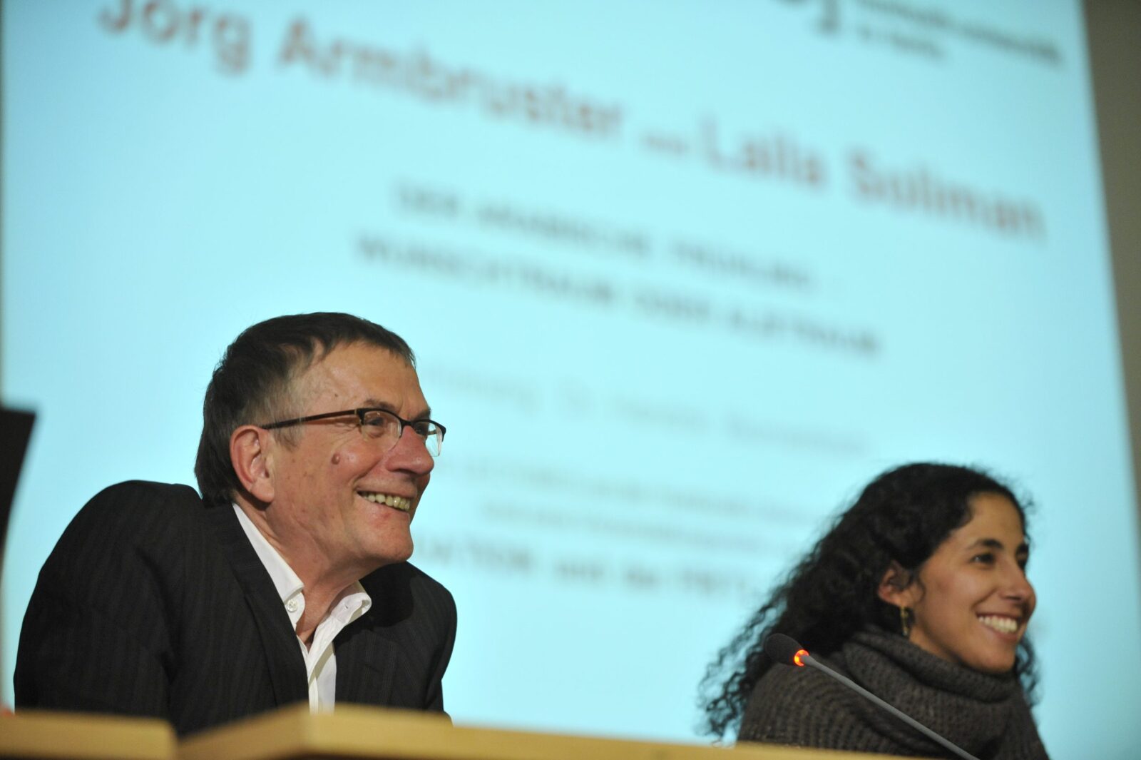 Jörg Armbruster and Laila Soliman