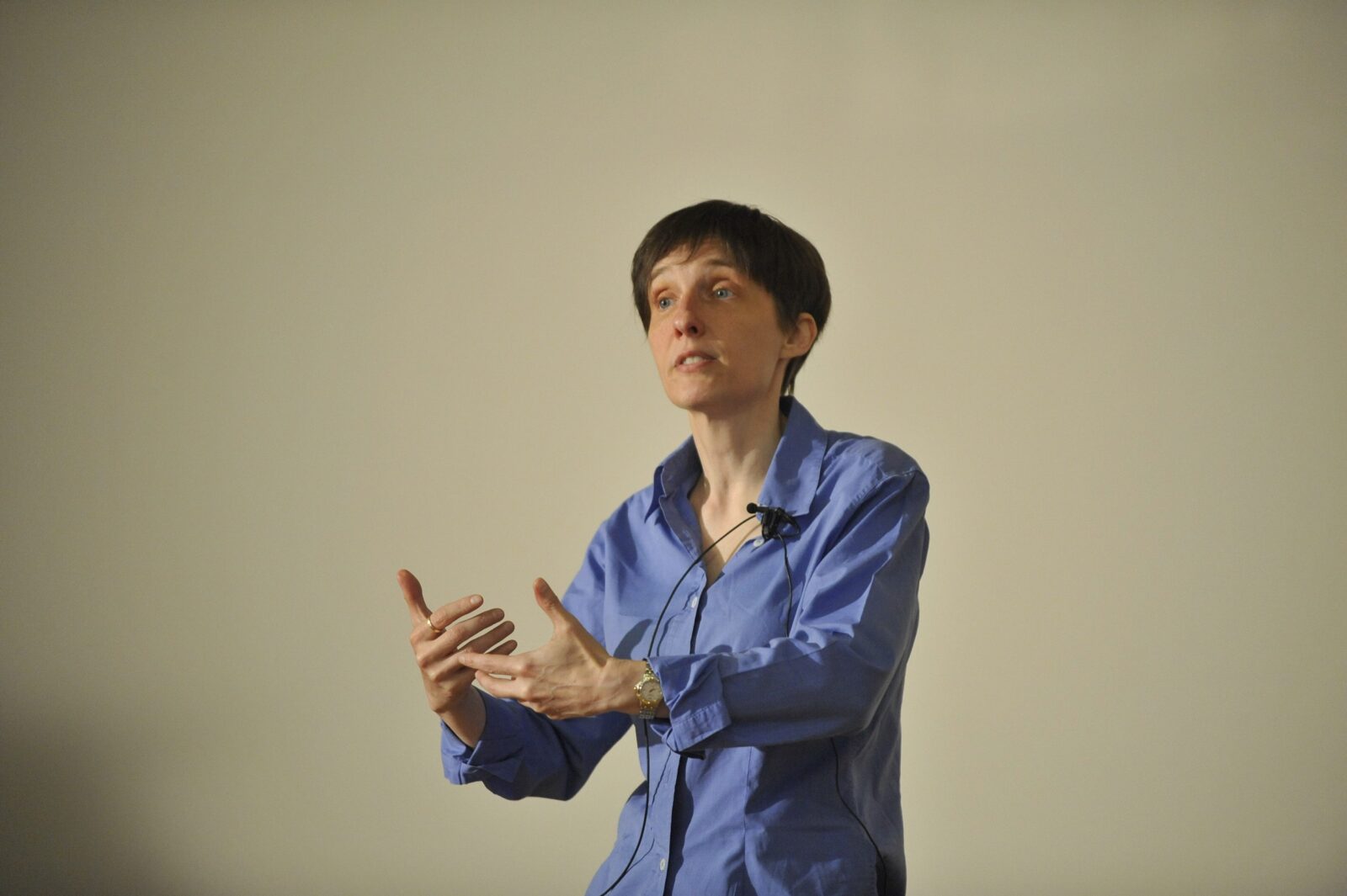 A.L. Kennedy during her performance