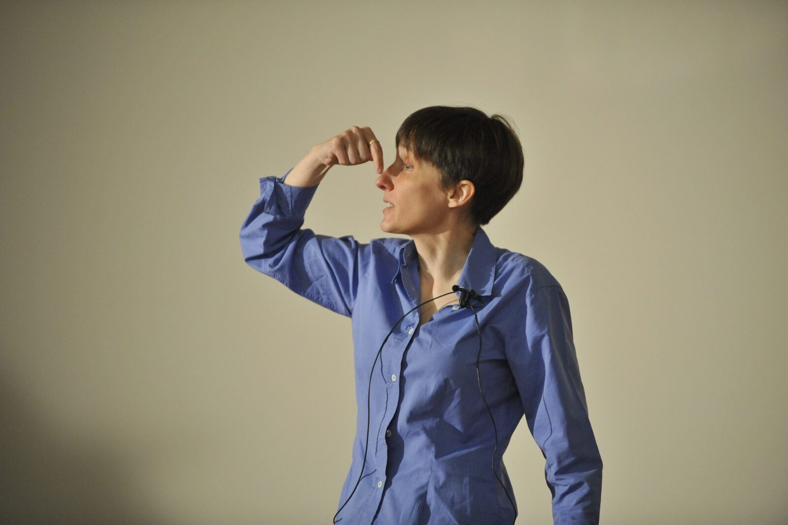A.L. Kennedy during her performance