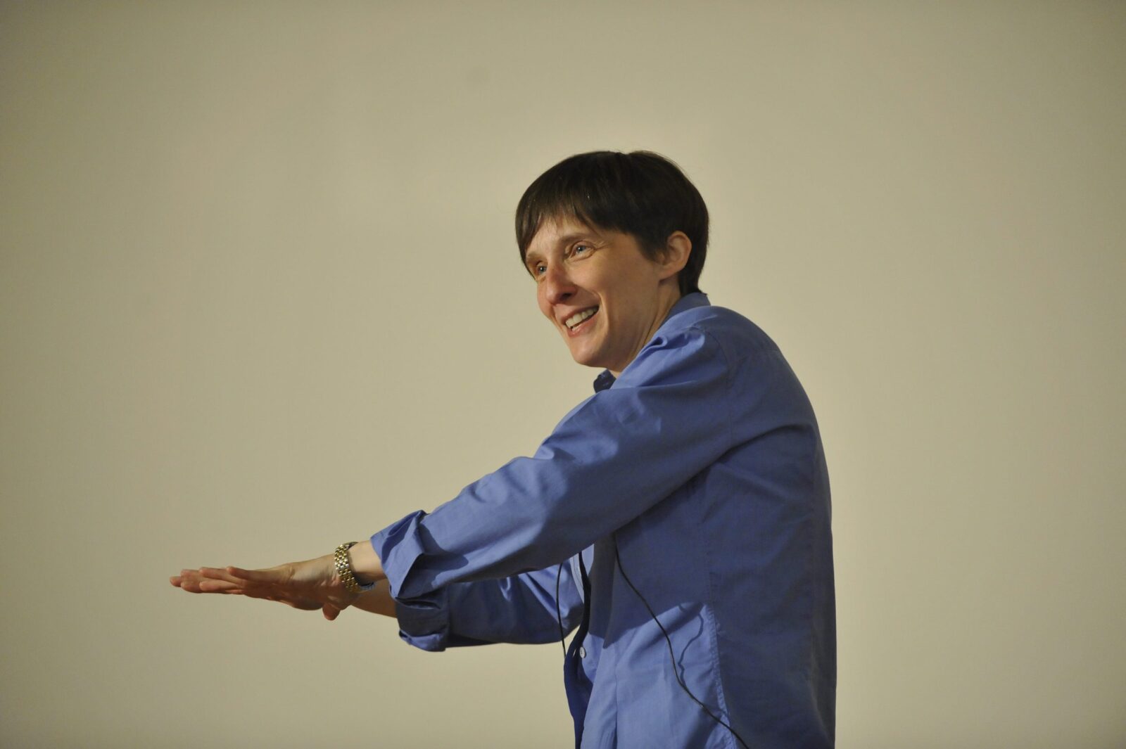 A.L. Kennedy during her performance