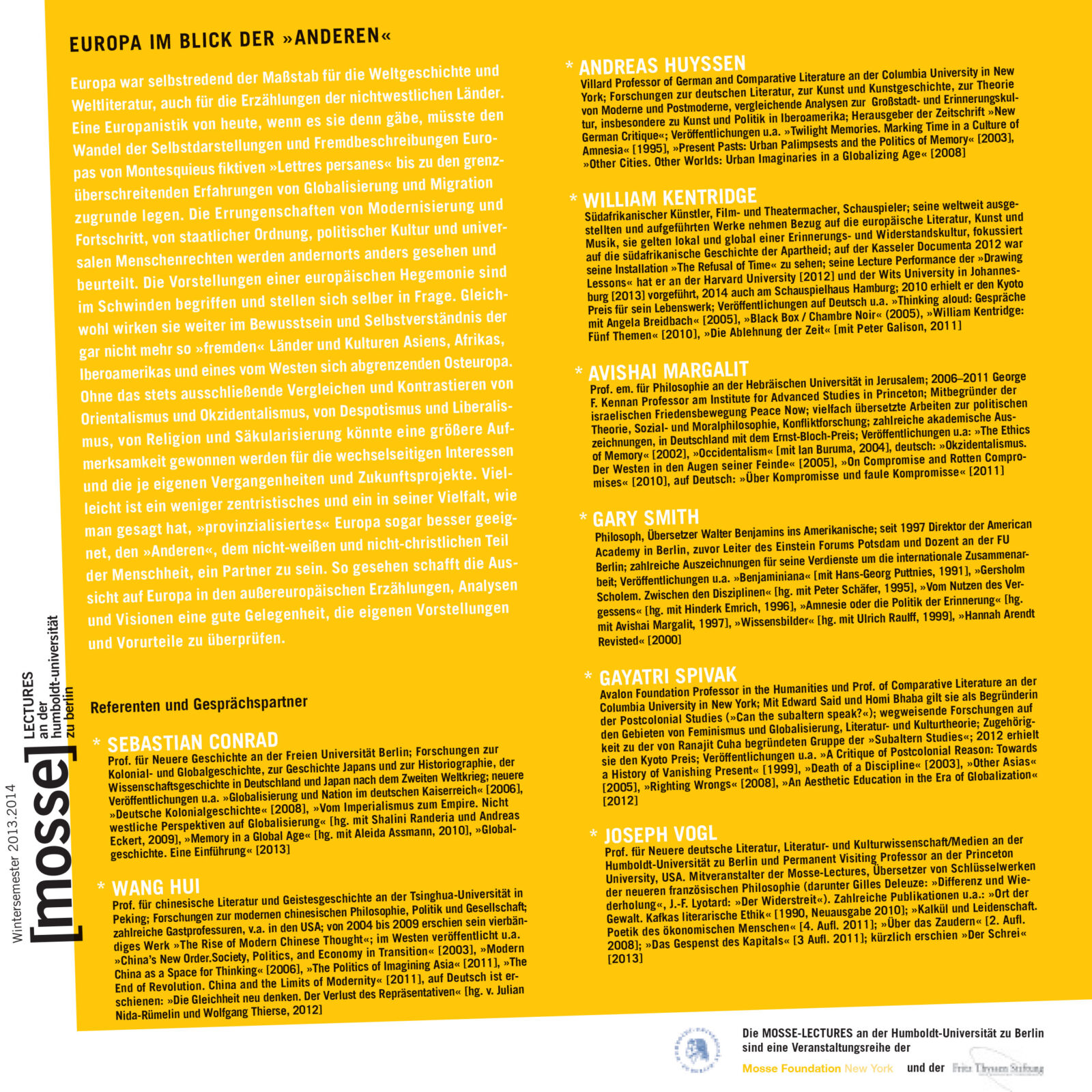 Europa im Blick der "Anderen" flyer