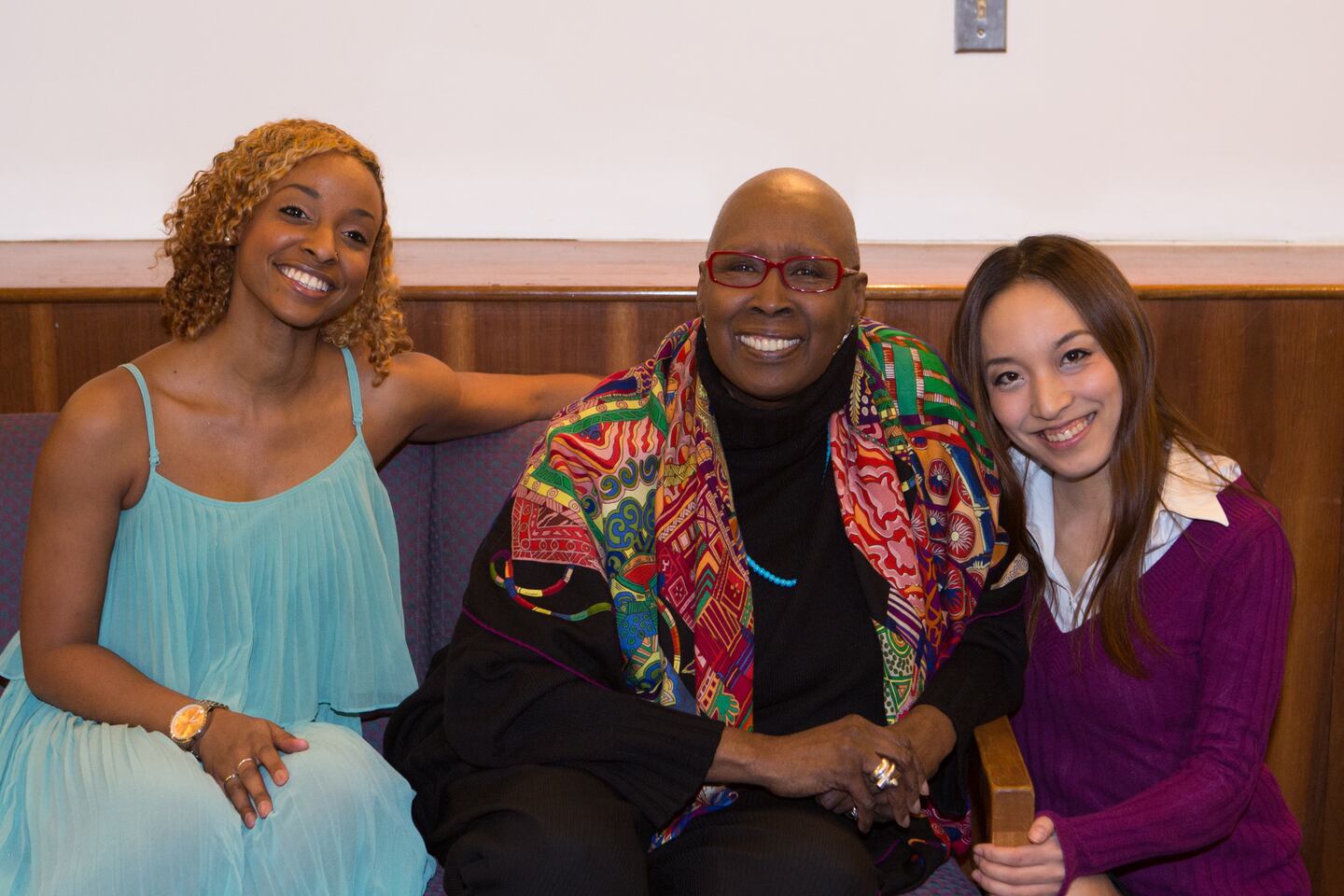 Stefanie Belvanis, Judith Jamison, Ayako Takahashi
Photo: Lesley University