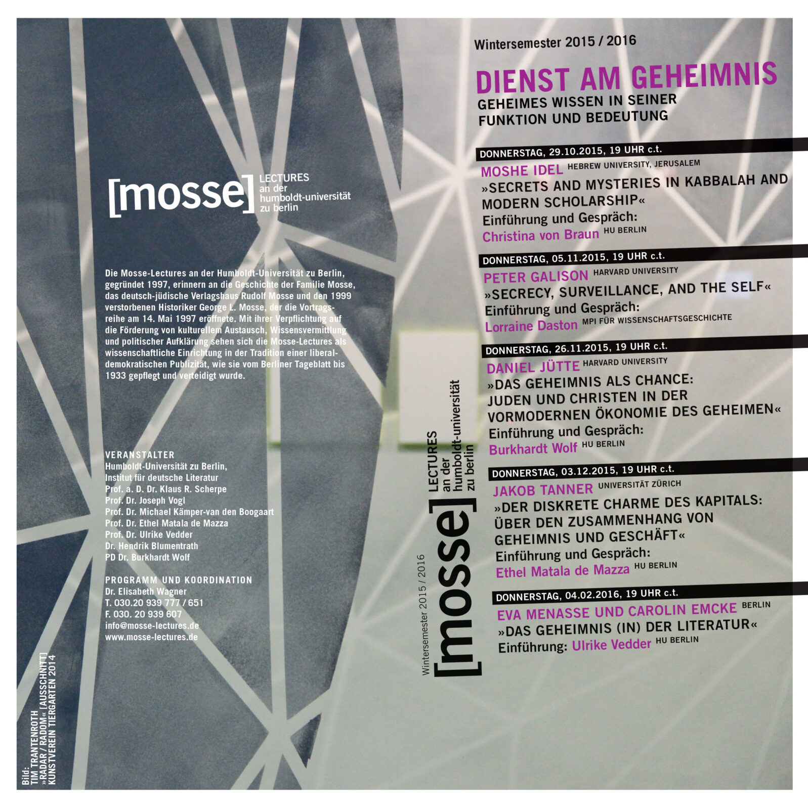 Dienst am Geheimnis poster