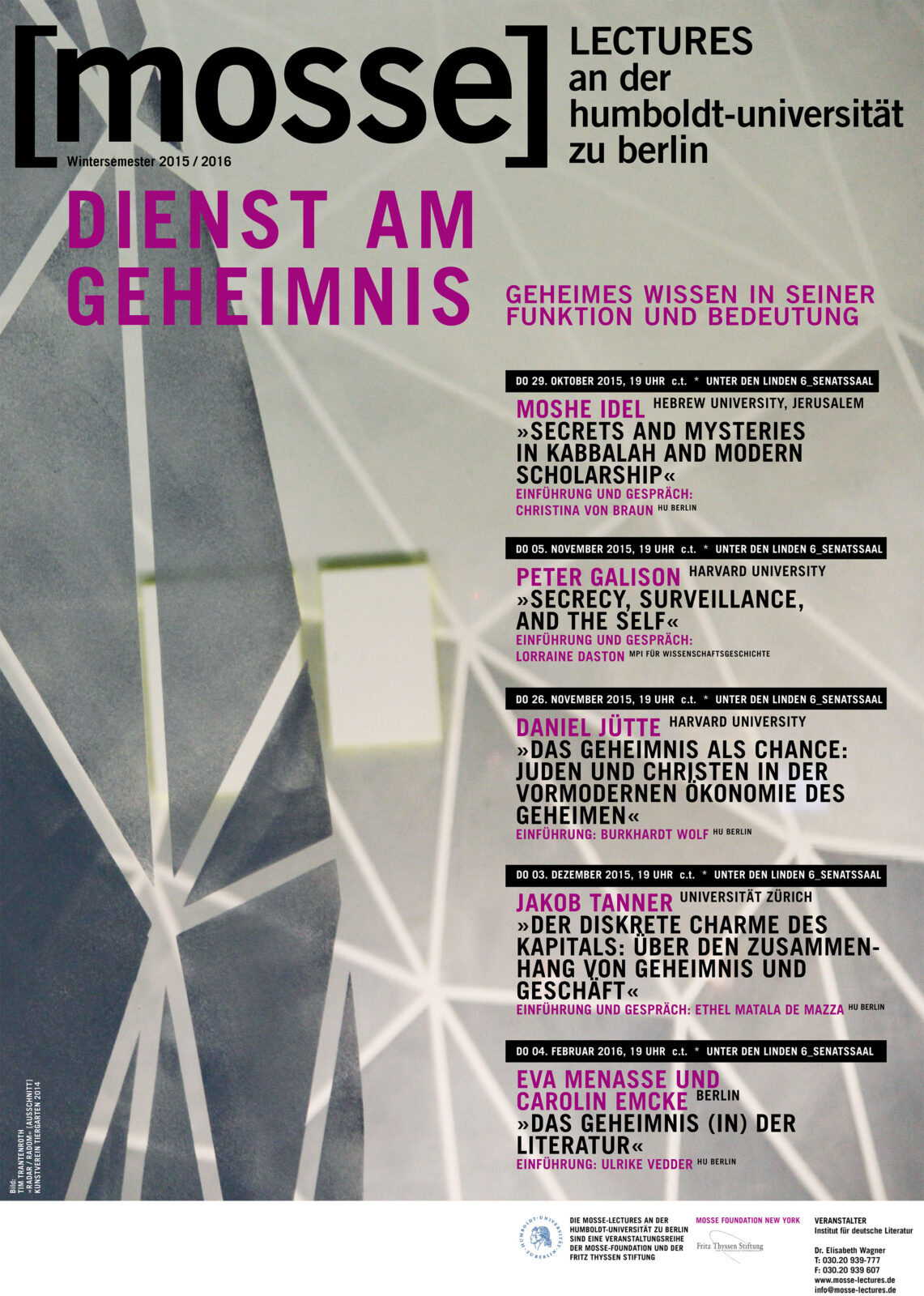 Dienst am Geheimnis poster