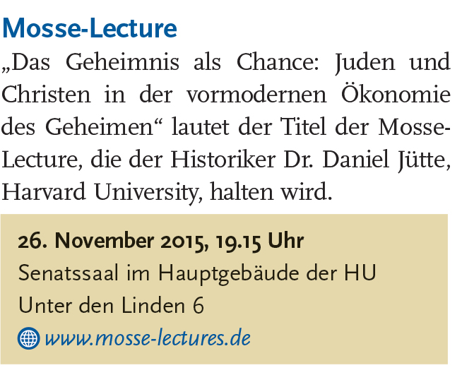 Humboldt: Die Zeitung der Alma Mater Berolinensis 60, Ausgabe 2 (November 2015), 1.