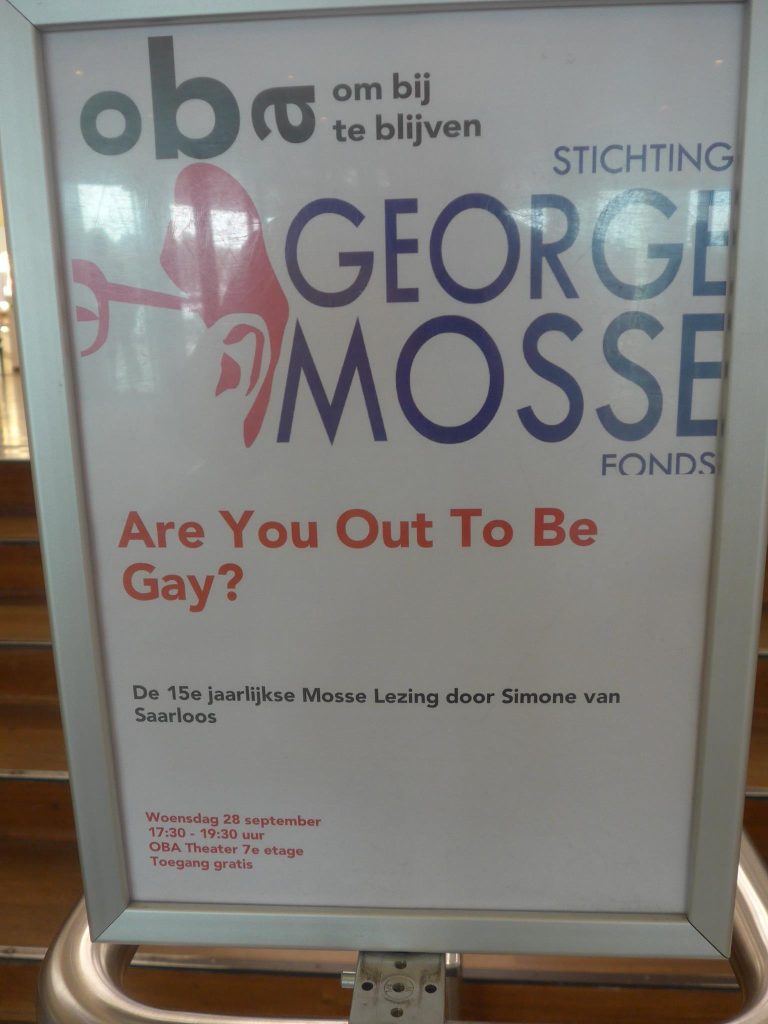 Simone van Saarloos, "Are You Out To Be Gay?"