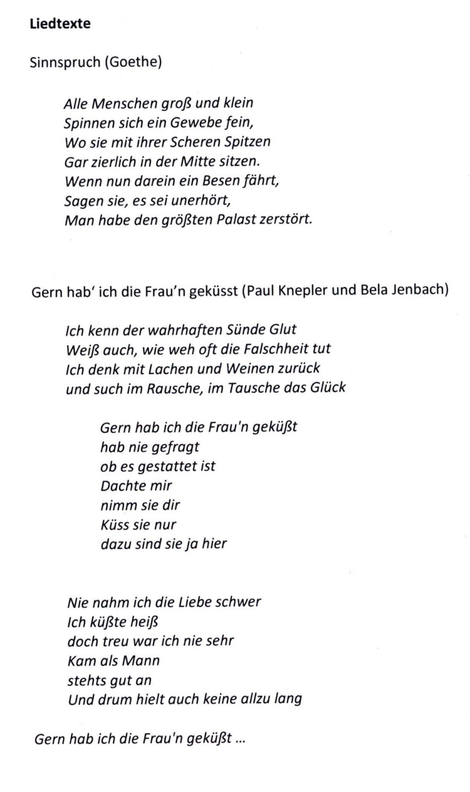 20 Jahre Mosse Lecture poster