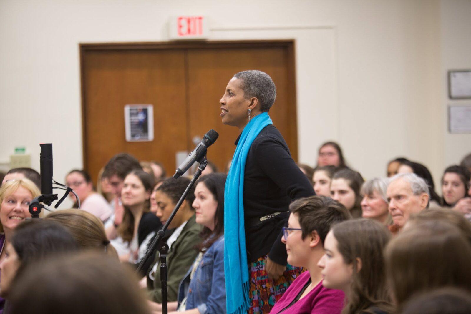 Audience members inquired about Jackson's life in the theater, diversity in Hollywood, what it was like to experience the meteoric rise of "Hamilton" and more.