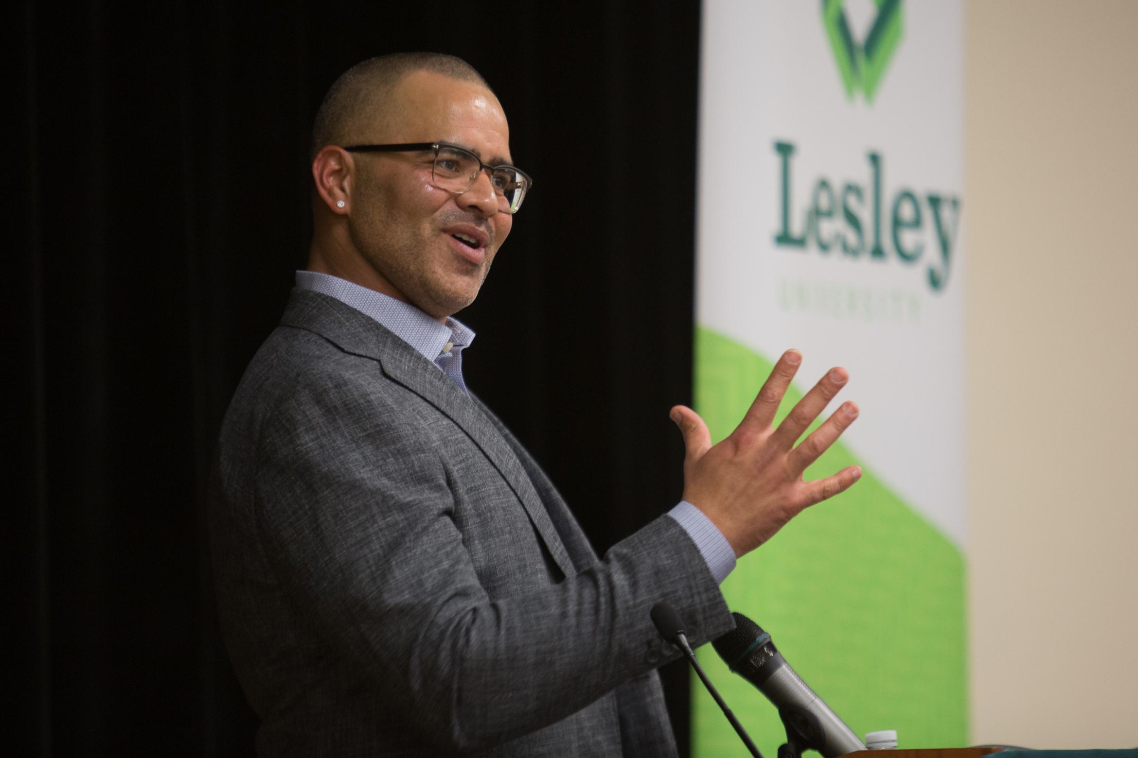 Christopher Jackson speaks on Broadway's "Hamilton"