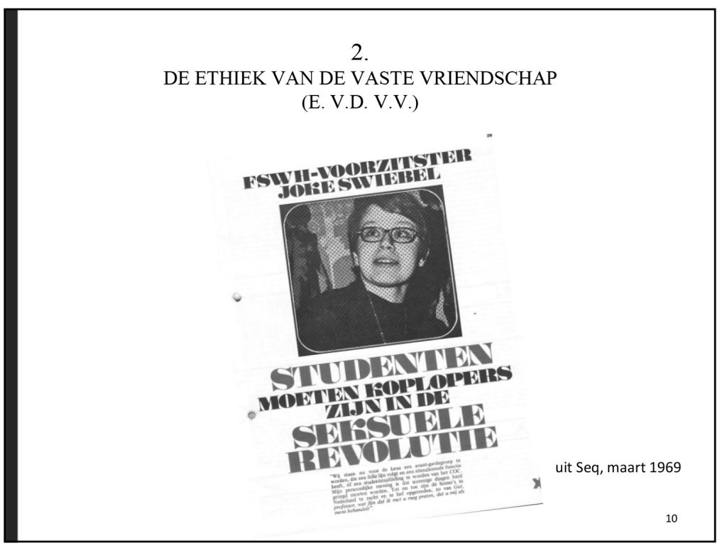 The ethics of Permanent FriendshipStudents must be leaders in the sexual revolution from Seq, March 1969