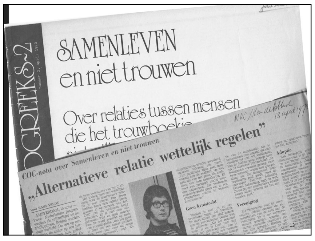 Live together and not marry"Regulate alternative relationship legally"