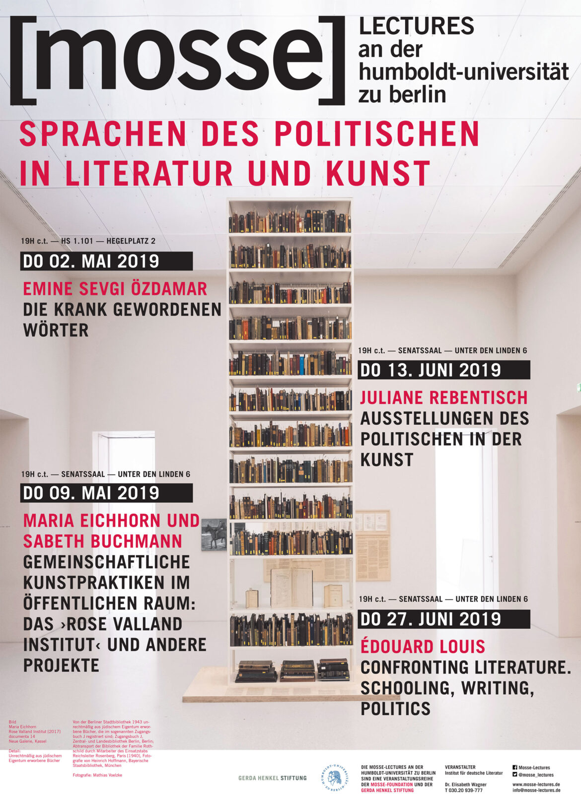 Sprachen des Politischen in Literatur und Kunst Plakat