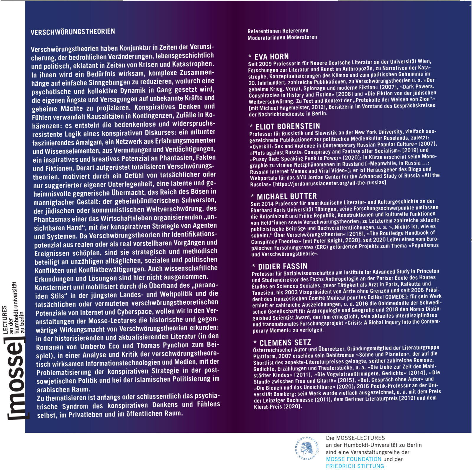 Verschwörungstheorien Flyer