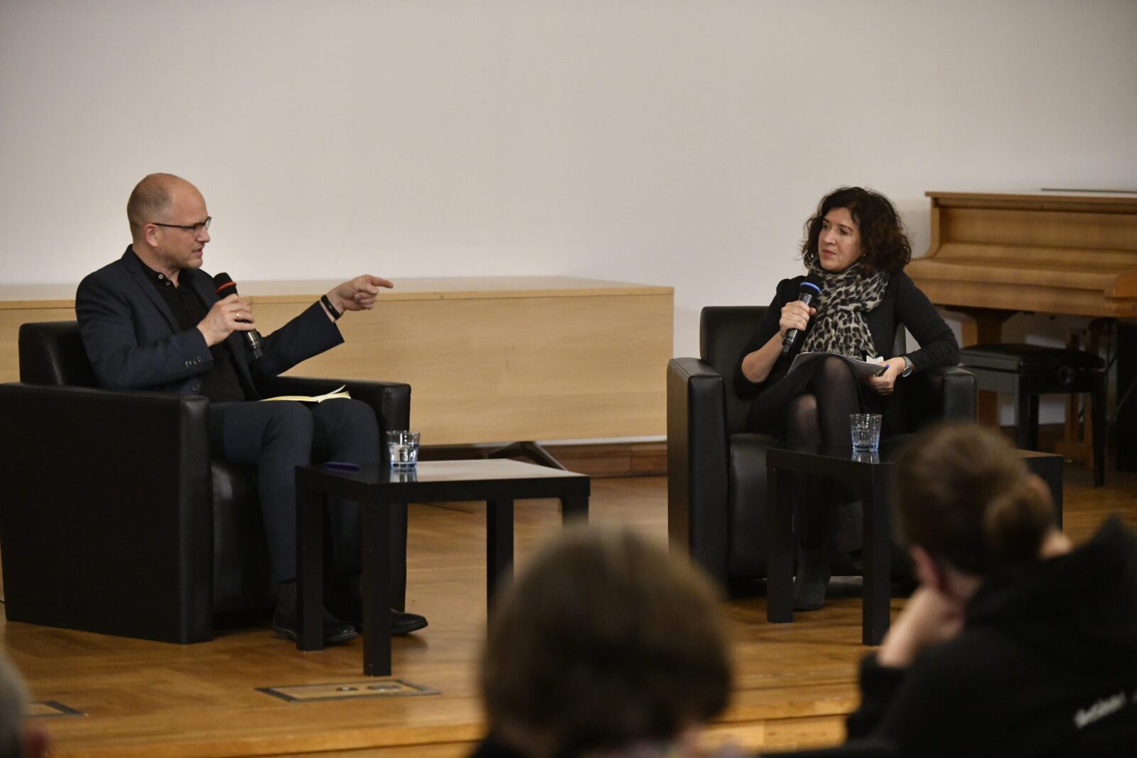 Stefan Willer and Juliane Vogel in conversation