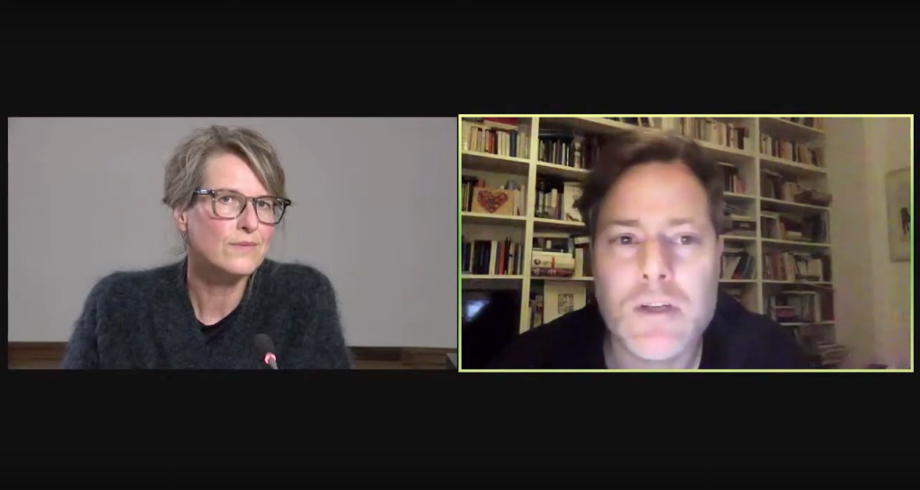 Rau and Krauthausen in conversation