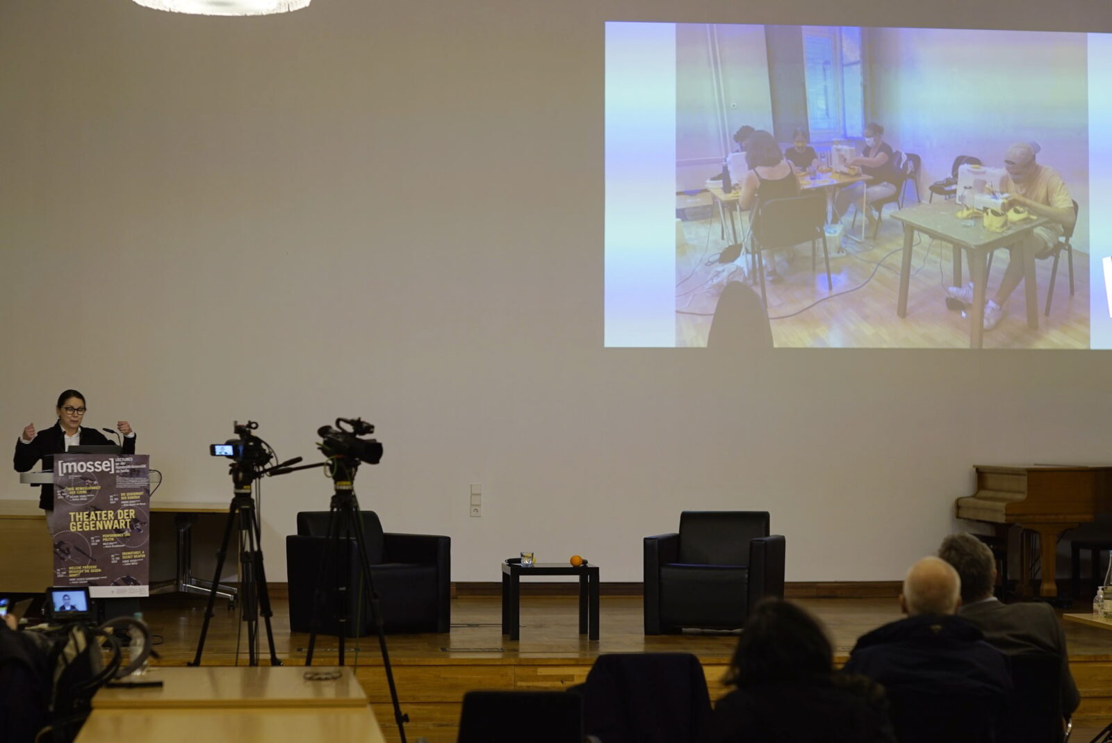 Ildikó Enyedi delivers the lecture