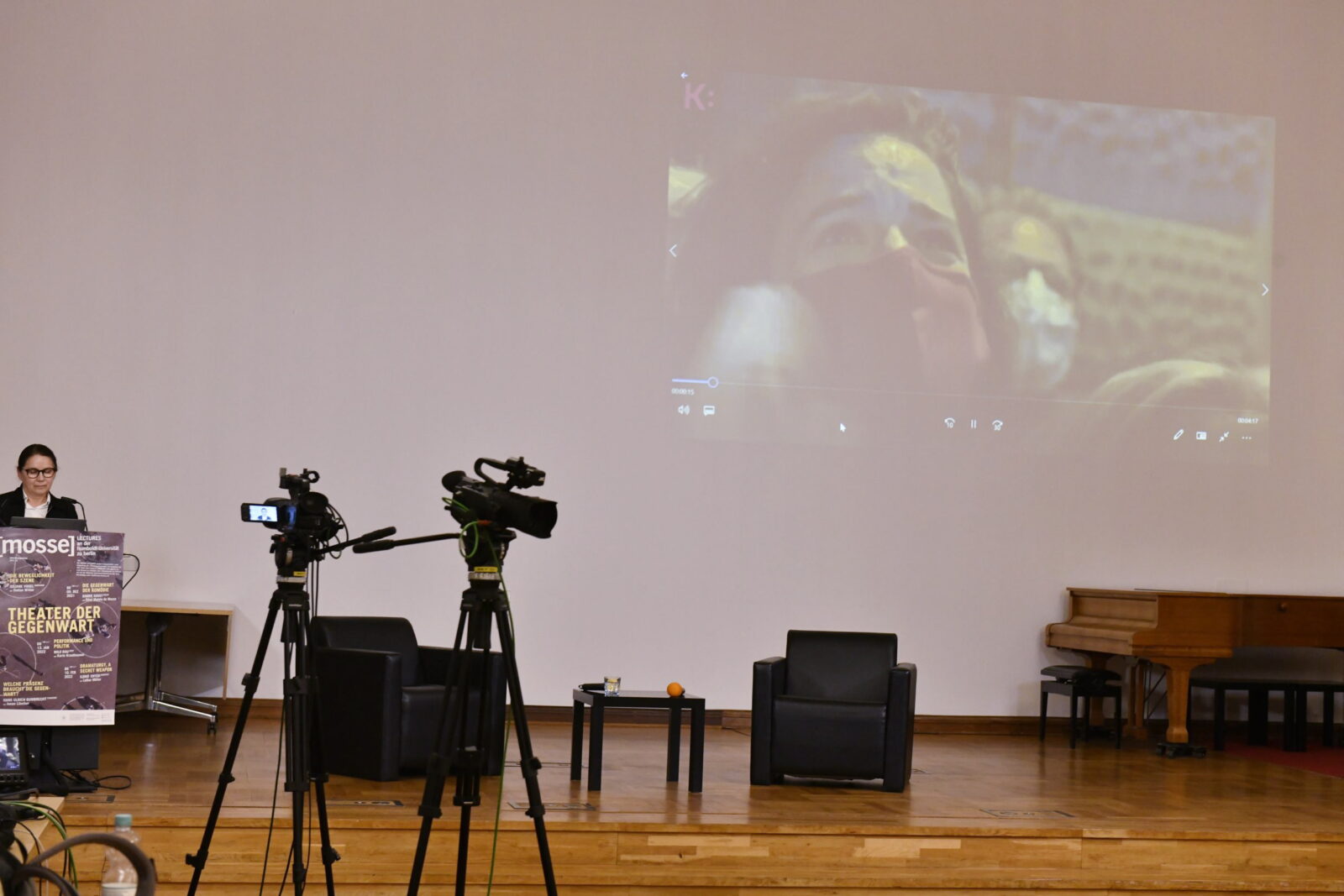Ildikó Enyedi delivers the lecture
