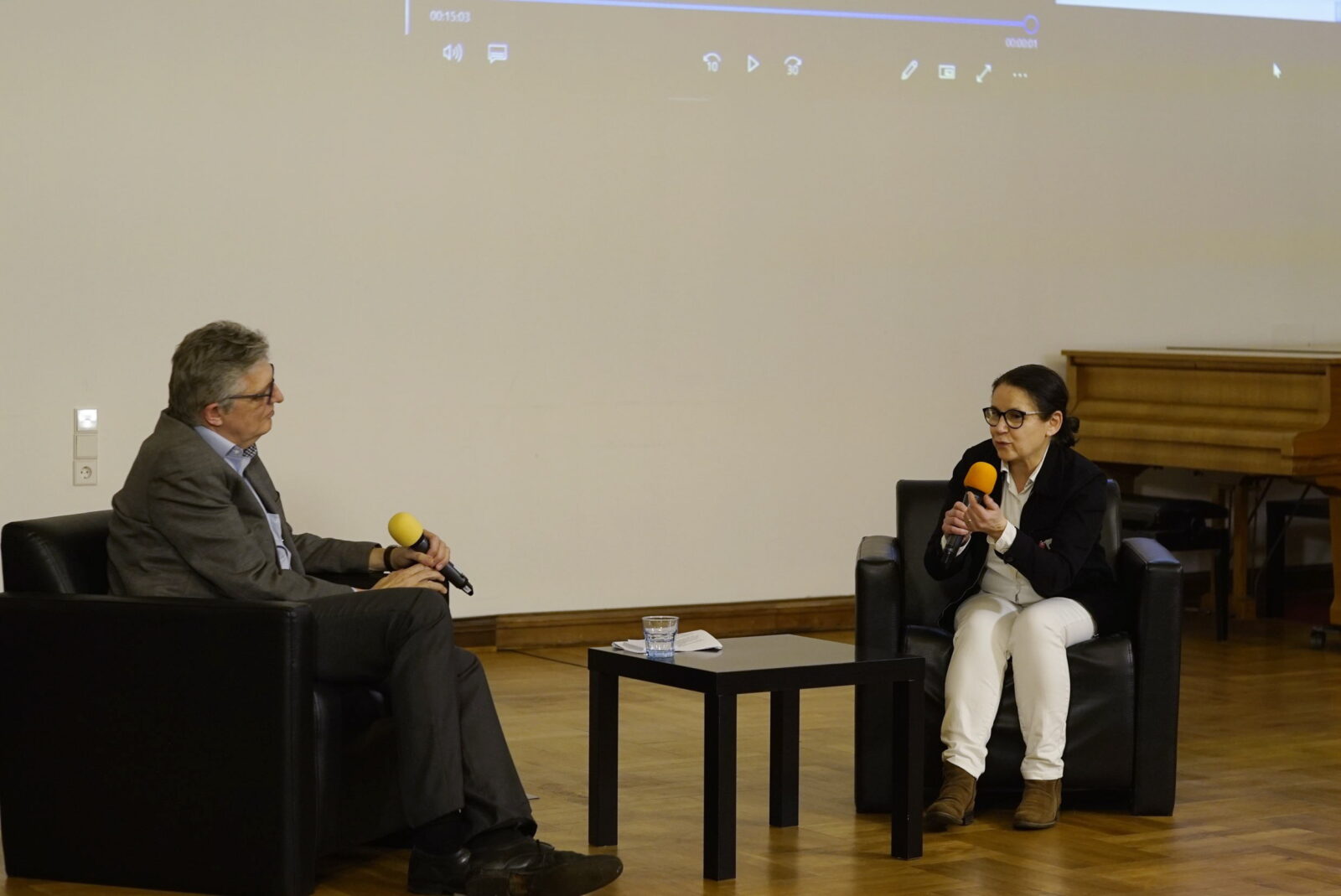 Lothar Müller in conversation with Ildikó Enyedi