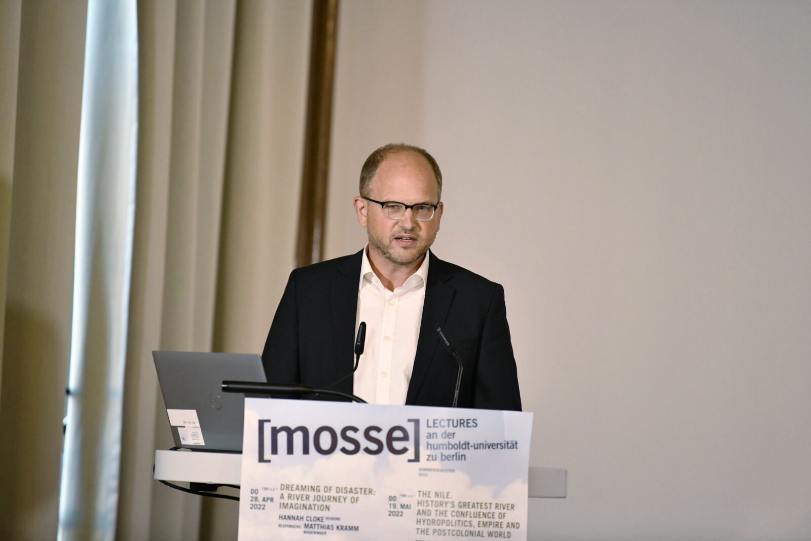 Stefan Willer providing the introduction