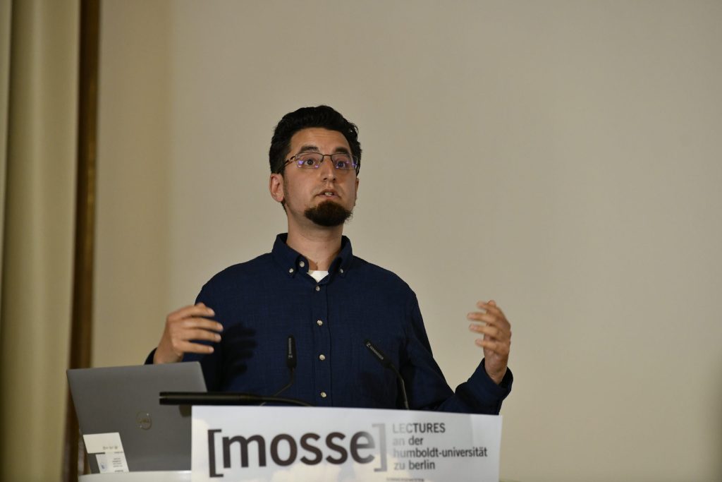 Matthias Kramm at the podium