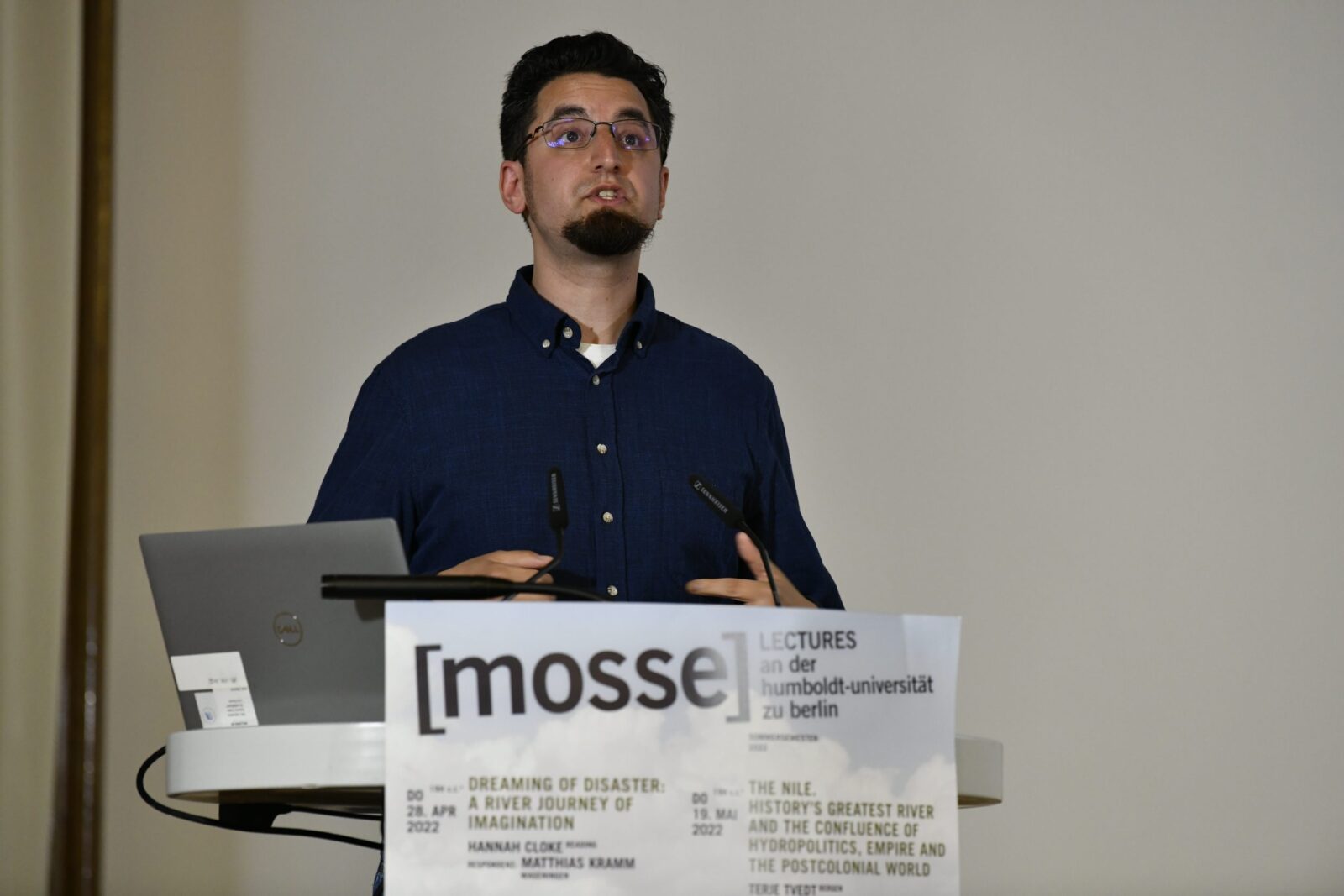 Matthias Kramm at the podium