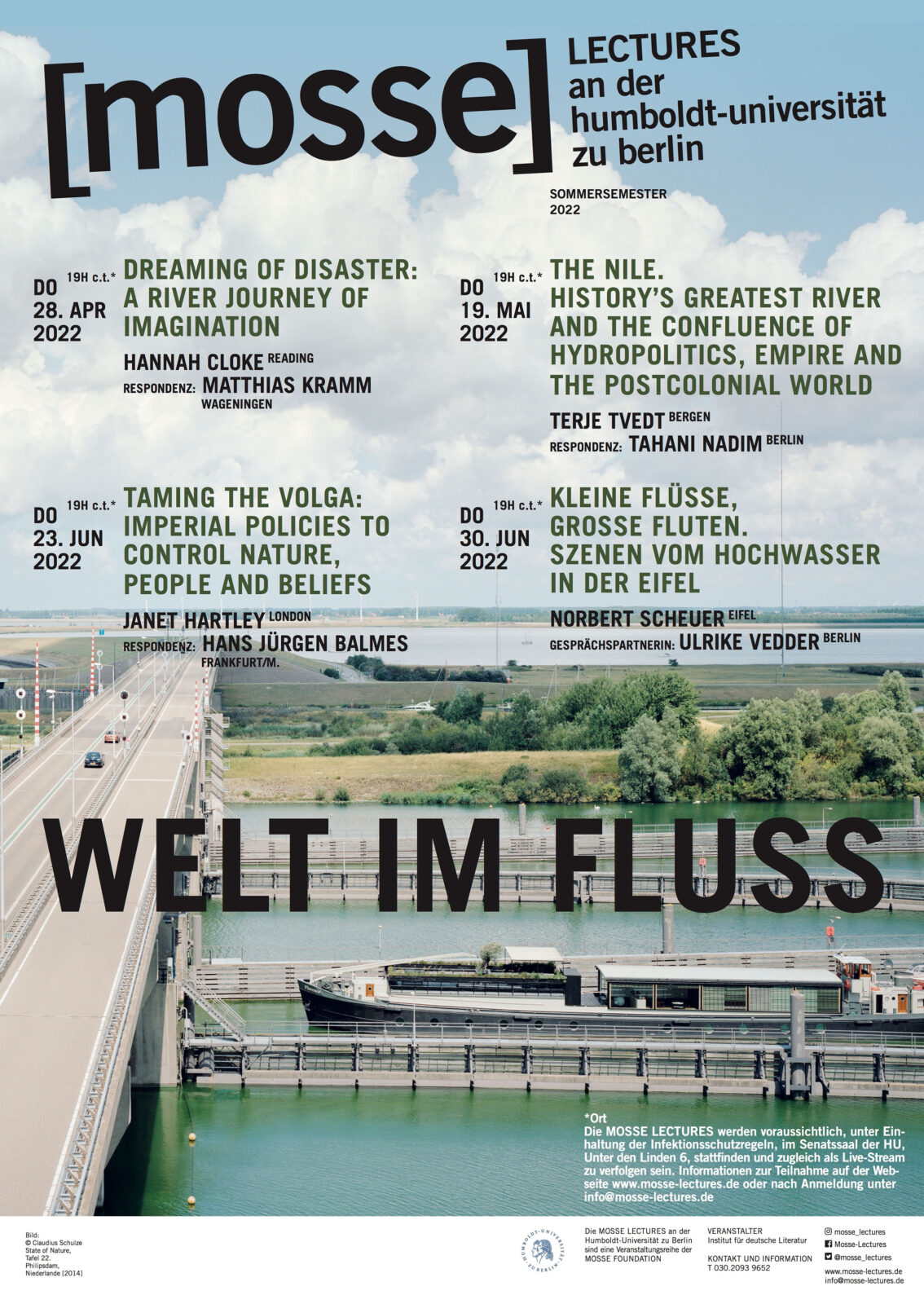 Welt im Fluss  Plakat