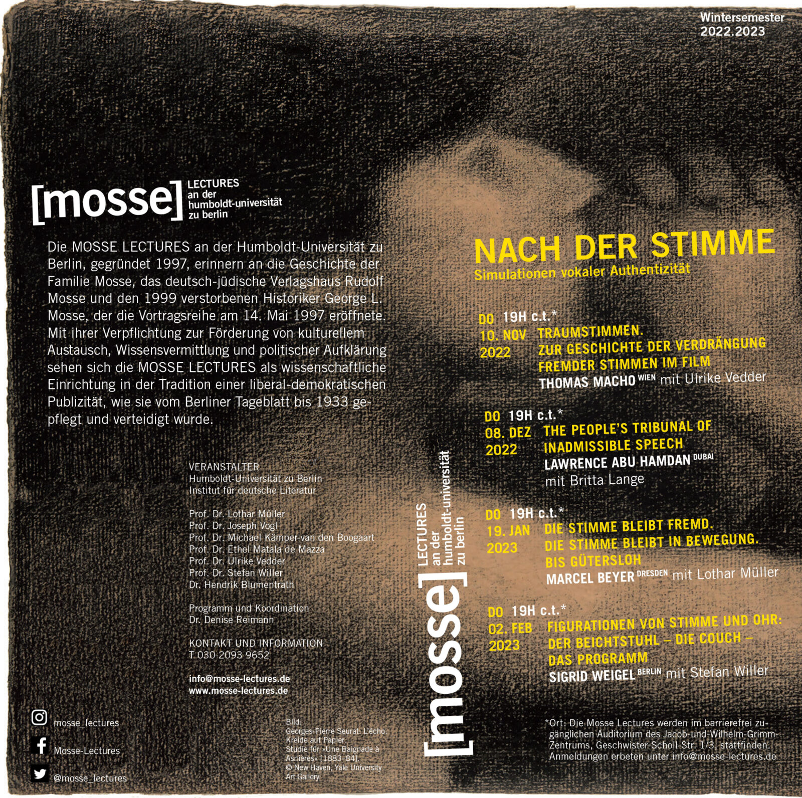 Nach der Stimme flyer