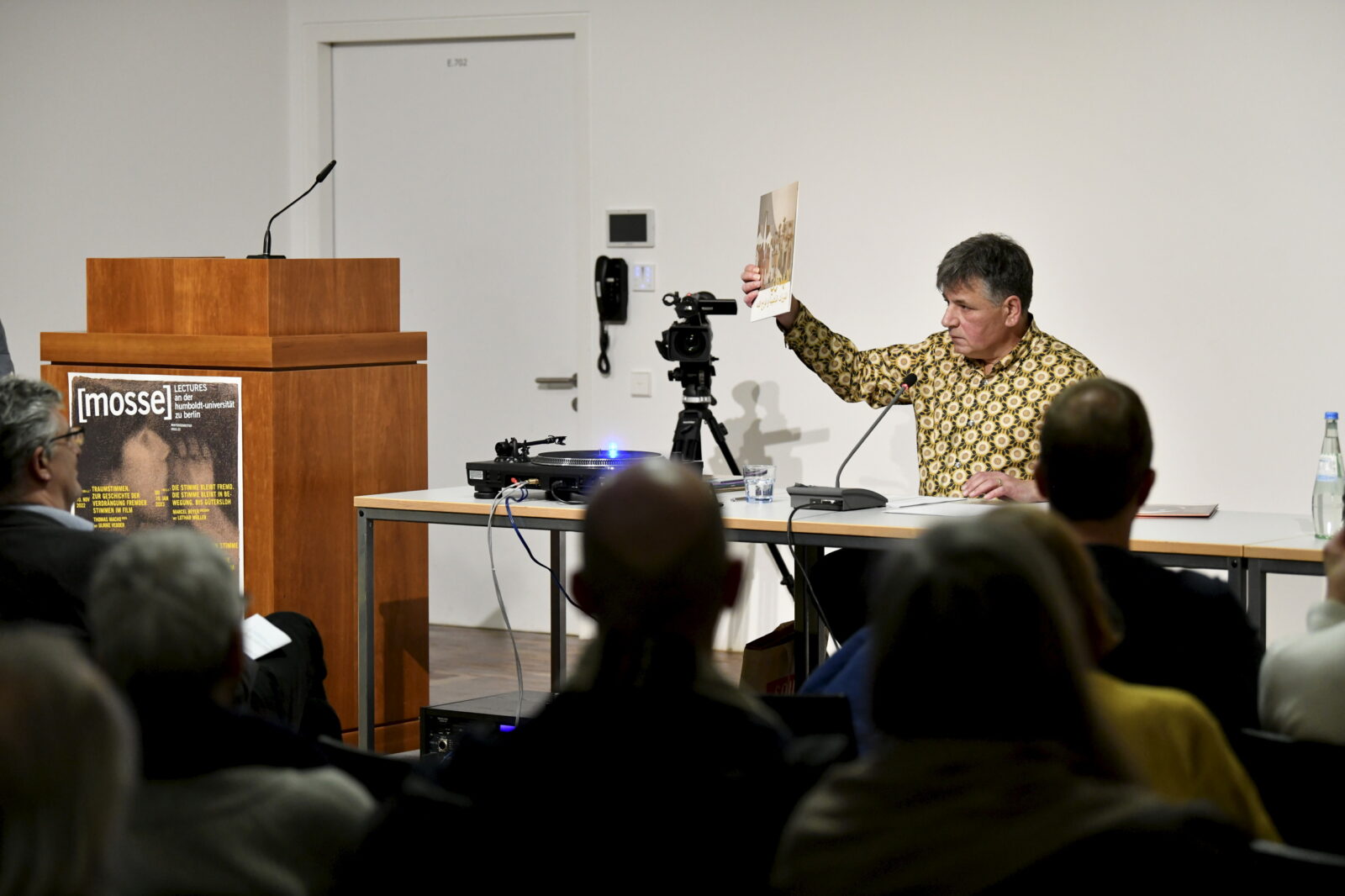 Marcel Beyer during his lecture