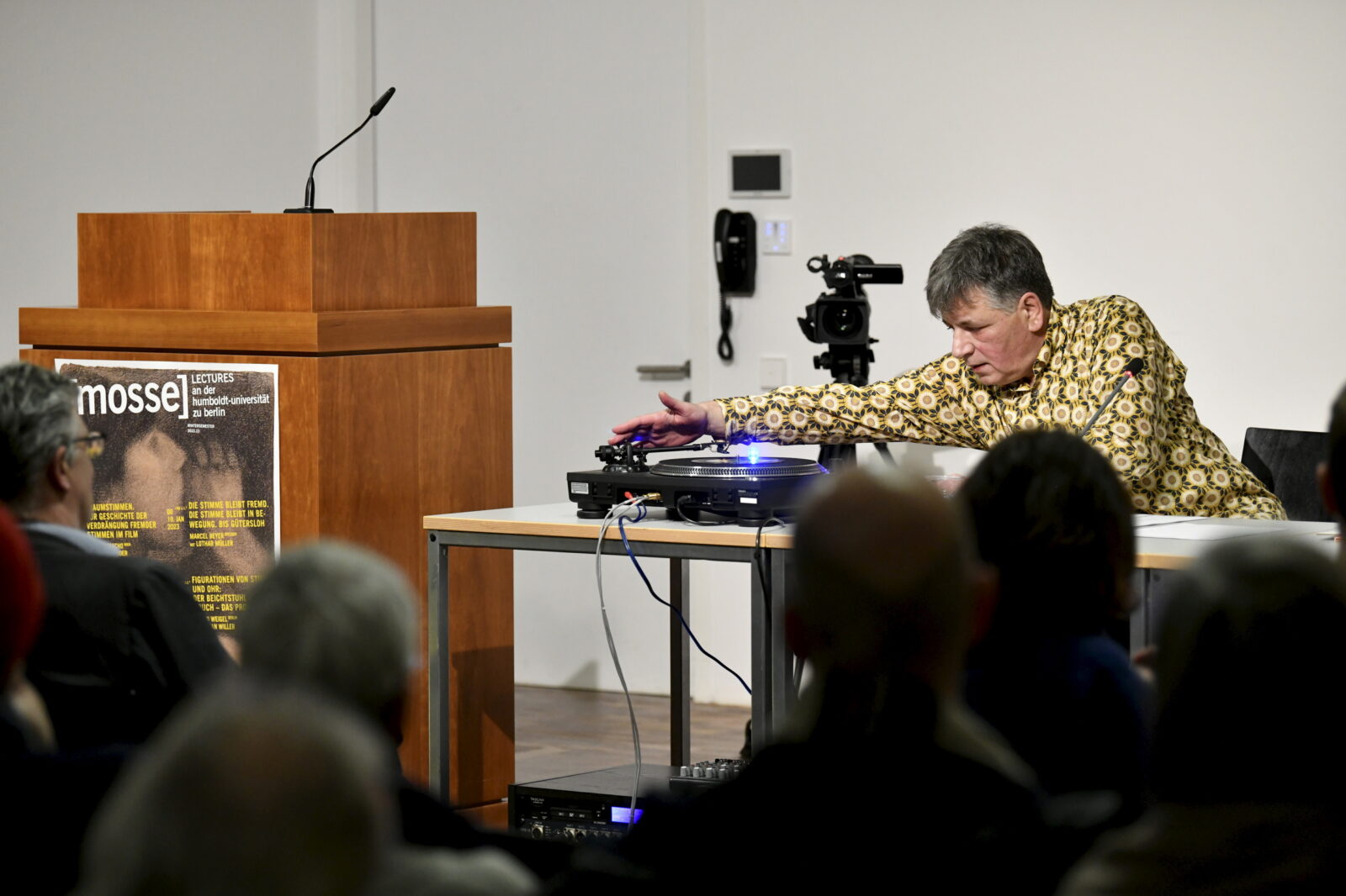 Marcel Beyer during his lecture