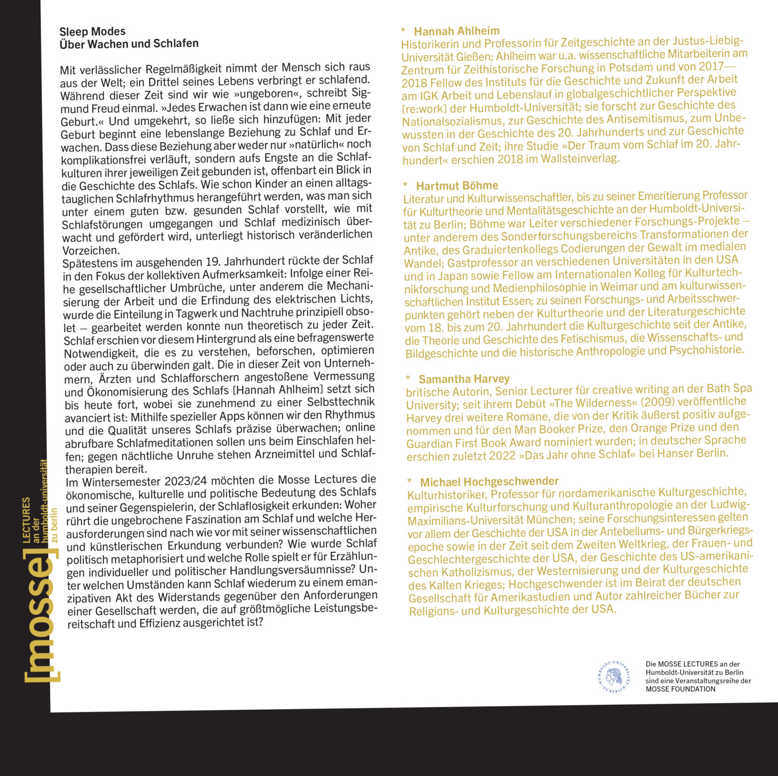 Sleep Modes flyer