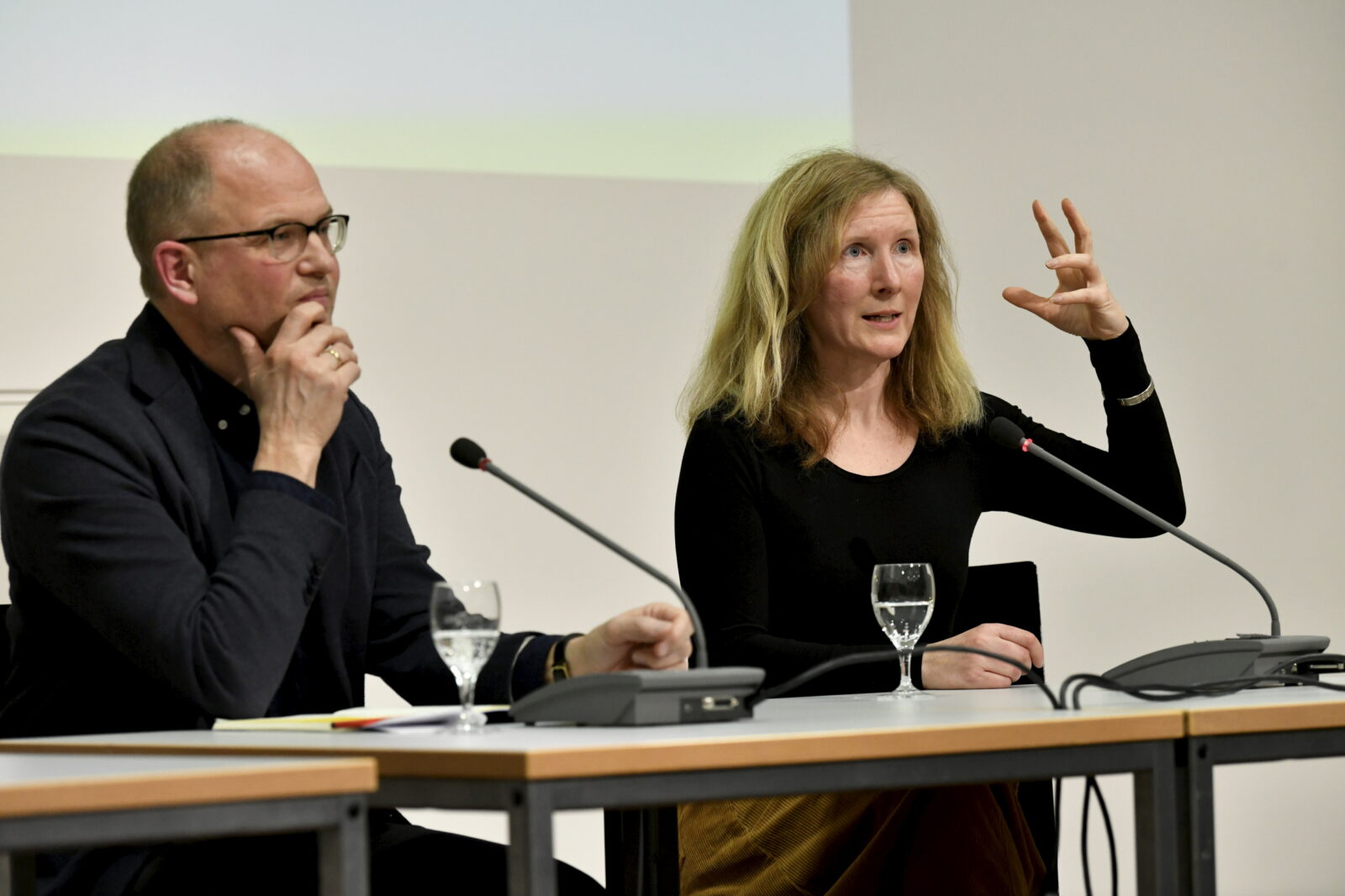 Stefan Willer and Samantha Harvey