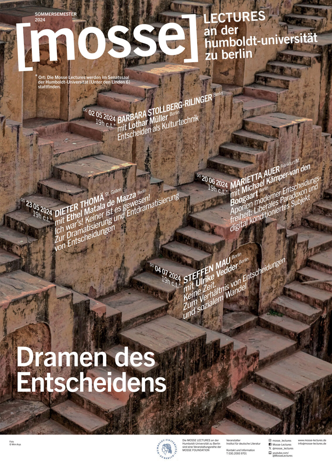 Dramen des Entscheidens Plakat