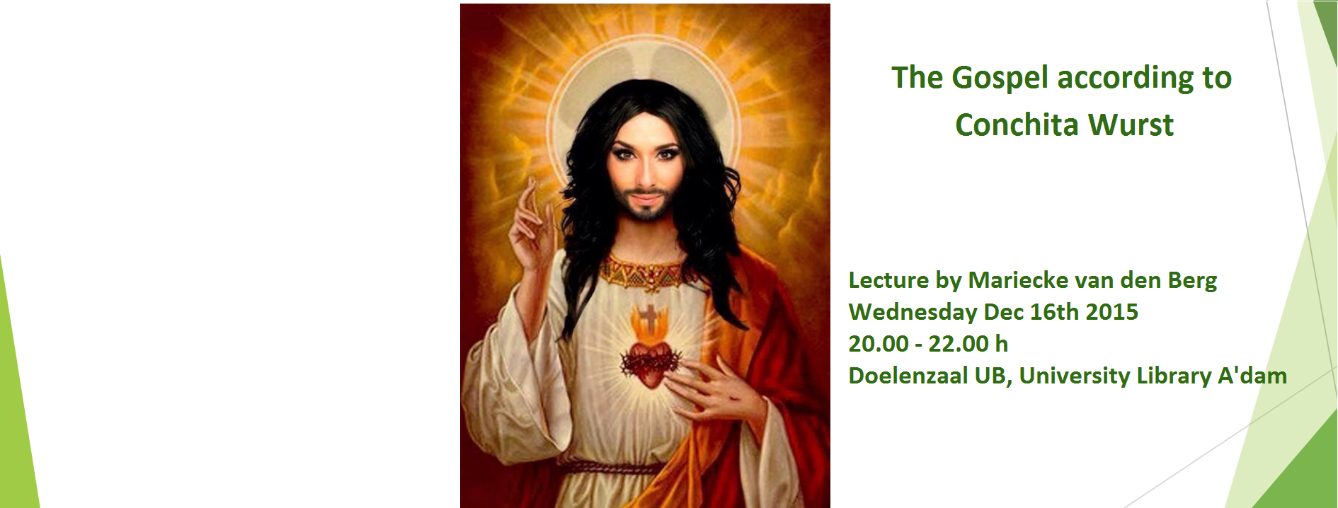 Mariecke van den Berg, "The Gospel According to Conchita Wurst"