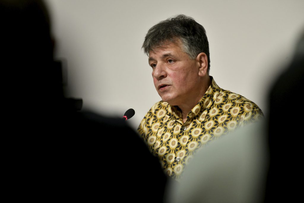 Marcel Beyer during his lecture