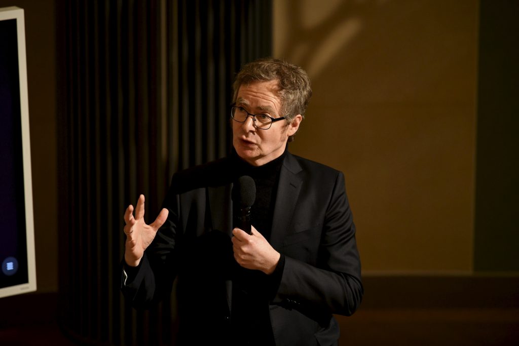 Hans-Christian von Herrmann speaks to Charlotte Bigg