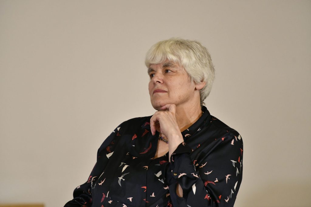 Janet Hartley listens