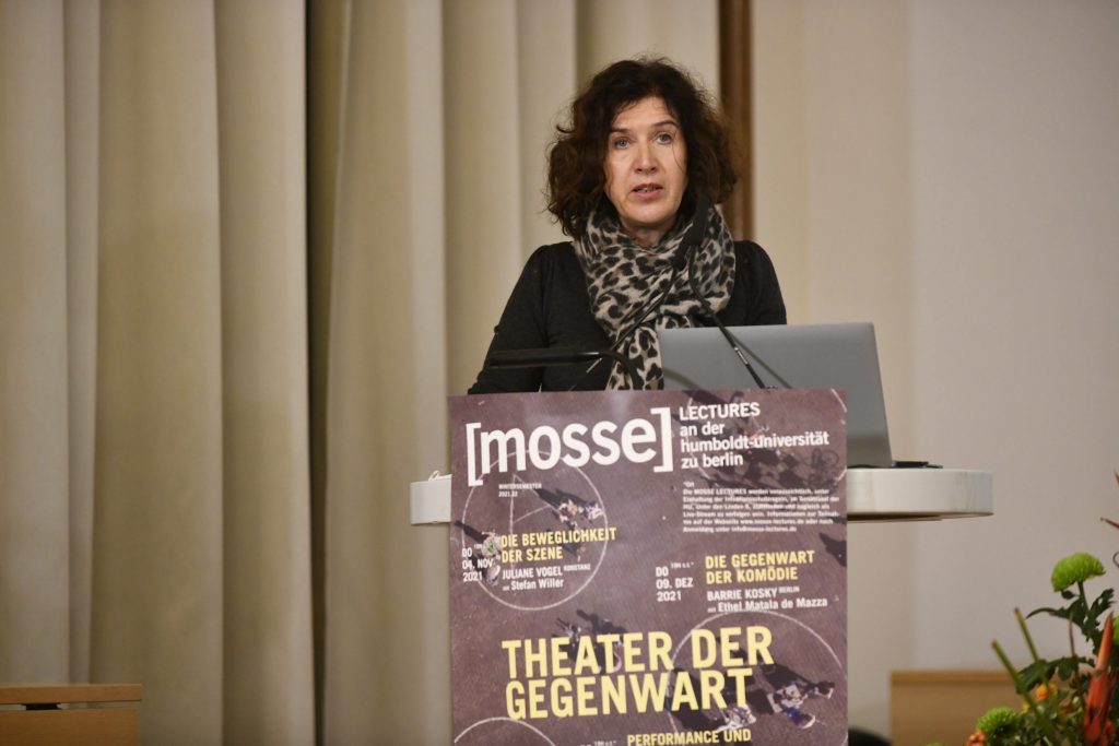 Juliane Vogel delivers her lecture