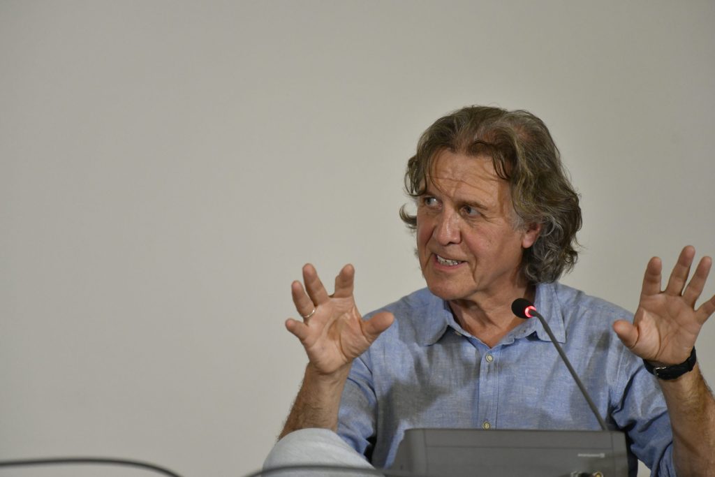 Scheuer speaks to the audience