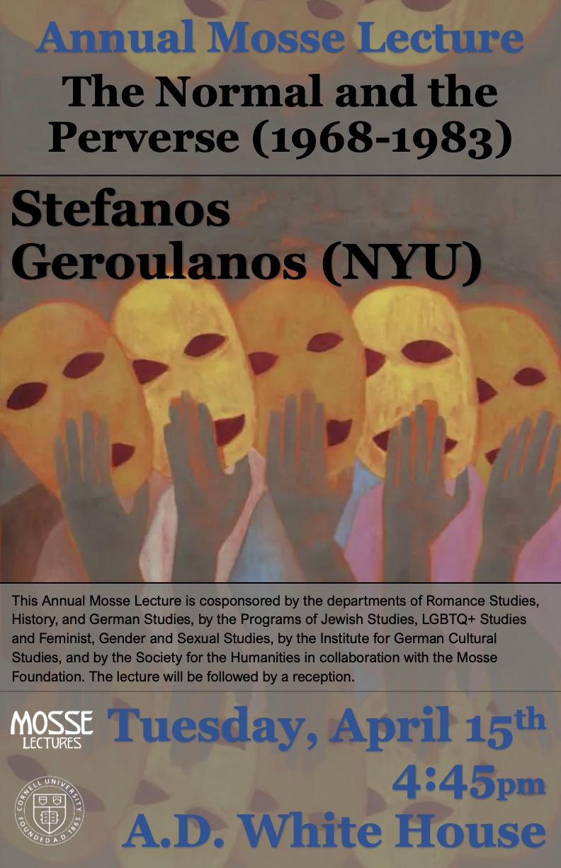 Lecture Geroulanos poster