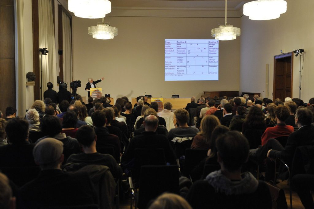 a full audience