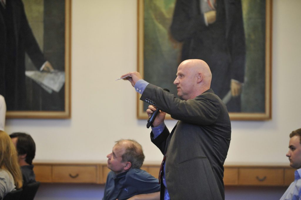 a question from the audience