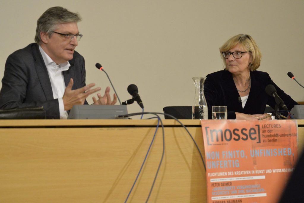 Müller and Naumann in conversation