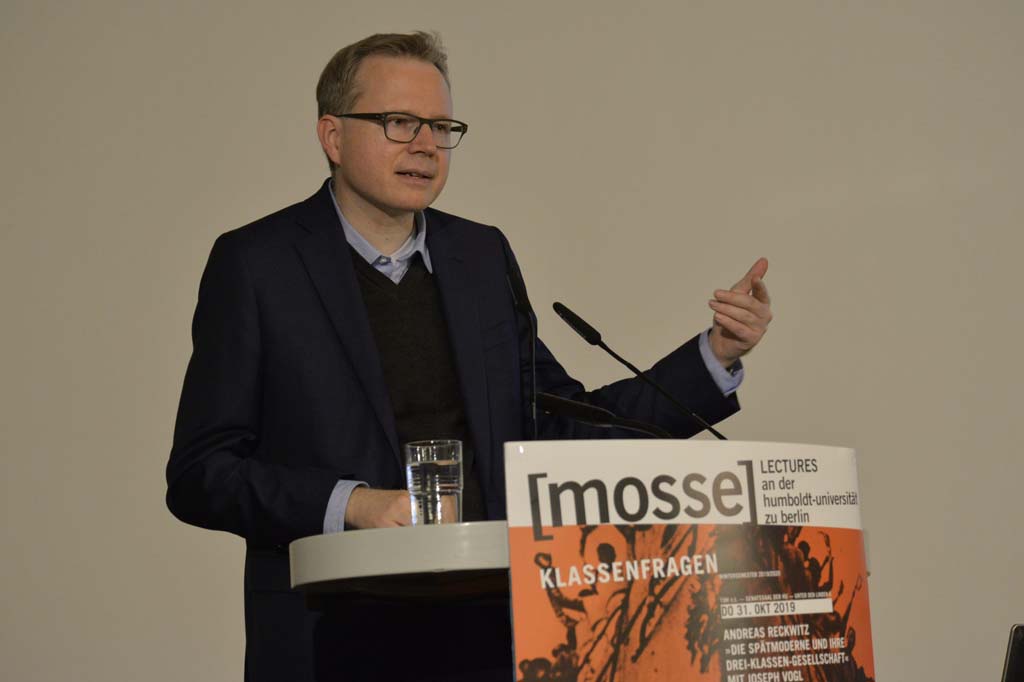 Reckwitz delivers his lecture