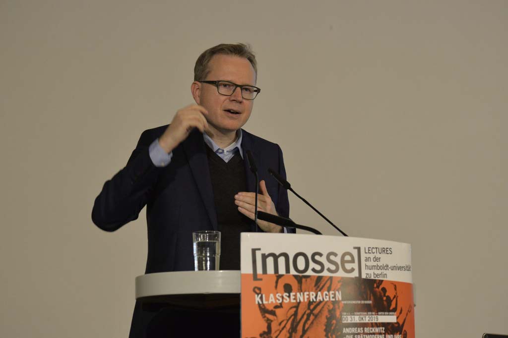 Reckwitz delivers his lecture